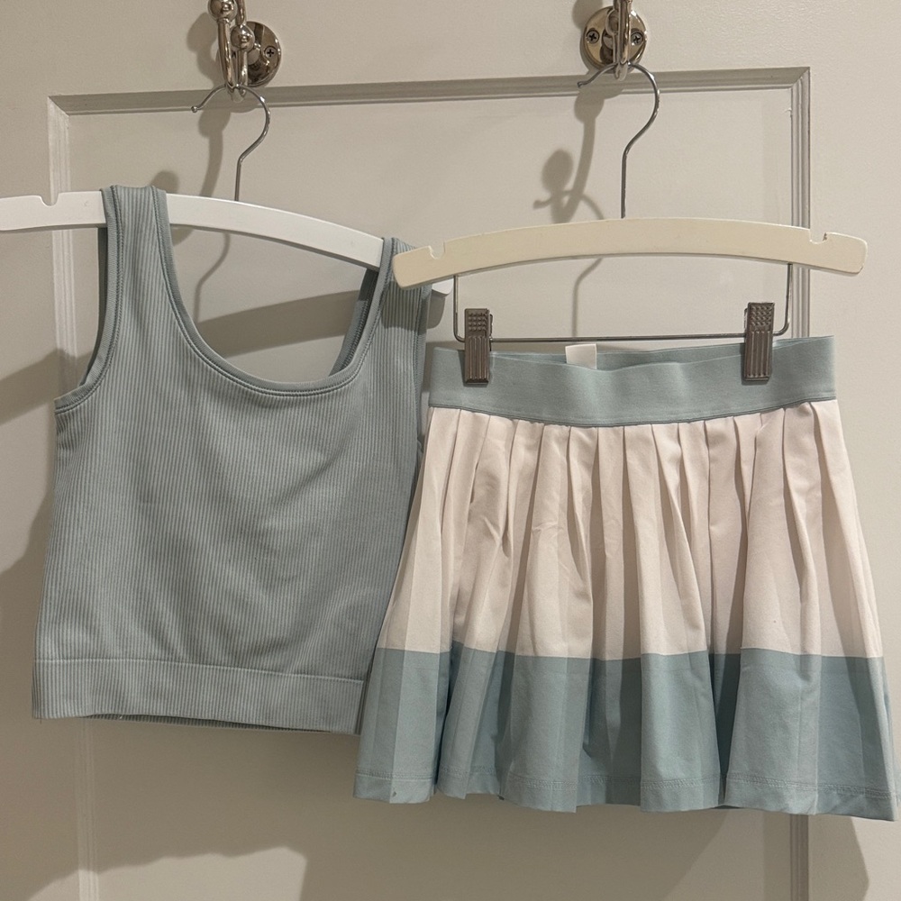 ATHLETA GIRL SKORT and matching tank